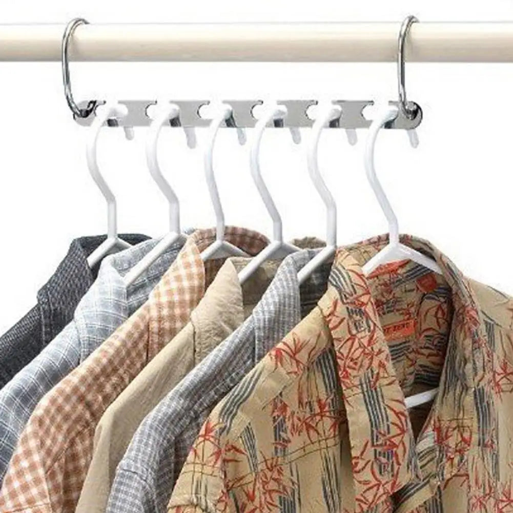 Magic Cascading Space-Saving Hangers