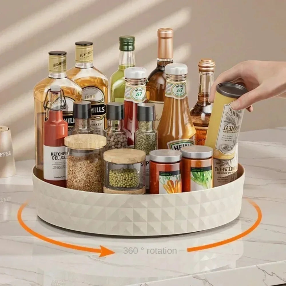 360° Rotating Spice Rack Organizer
