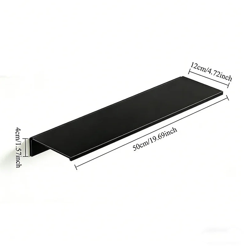 Floating Shelves on Wall Without Drill Room Decor Rack for Plants Flower Pot Artwork Bathroom Kitchen Furniture Organizers Metal