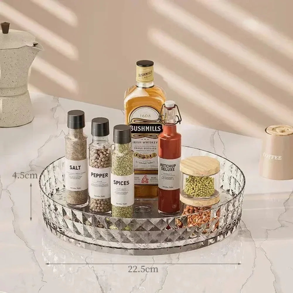 360° Rotating Spice Rack Organizer