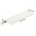 Floating Shelves on Wall Without Drill Room Decor Rack for Plants Flower Pot Artwork Bathroom Kitchen Furniture Organizers Metal