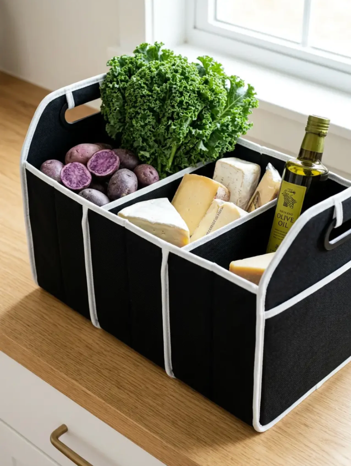 Collapsable Shopping organiser and carrier