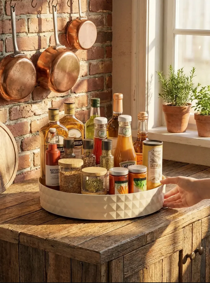 360 rotating Pantry Organiser