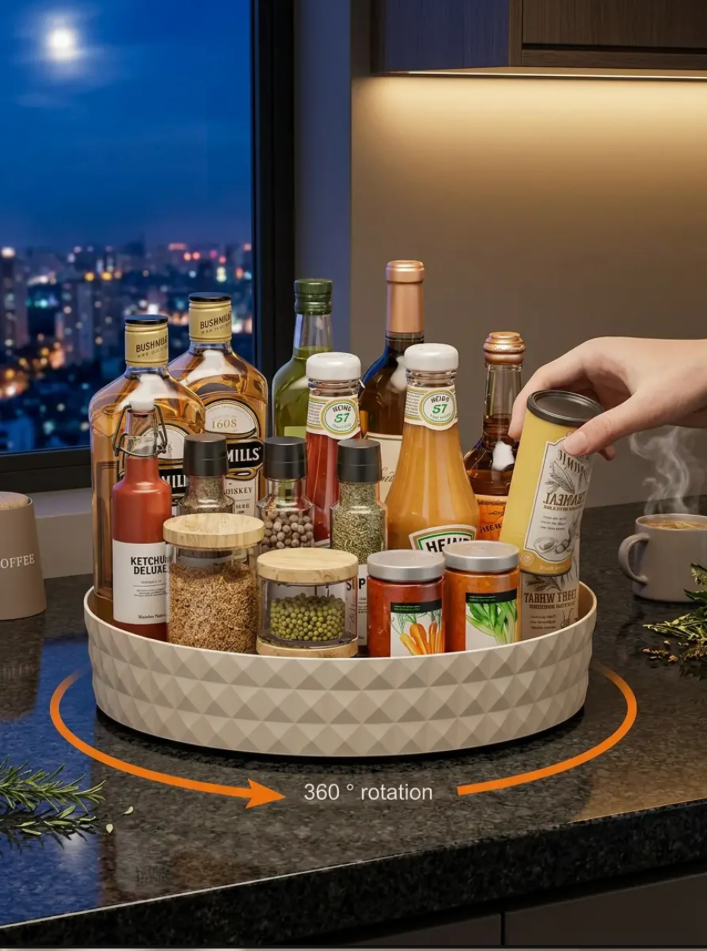 360 rotating Pantry Organiser