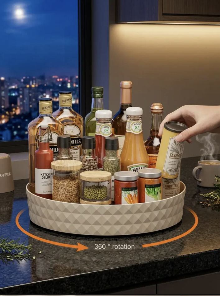 360 rotating Pantry Organiser