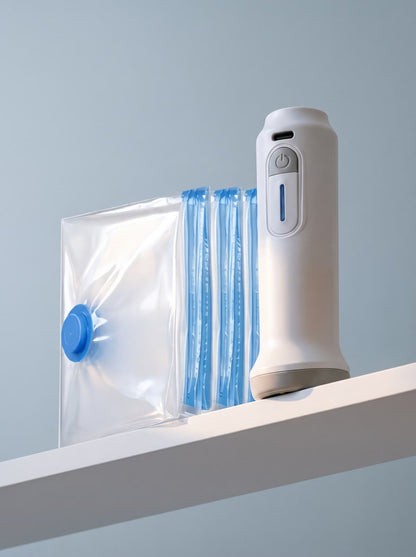Tidyrow Vacuum Storage Bags with Electric Pump – Space Saver Bags for Clothes, Bedding & Doonas