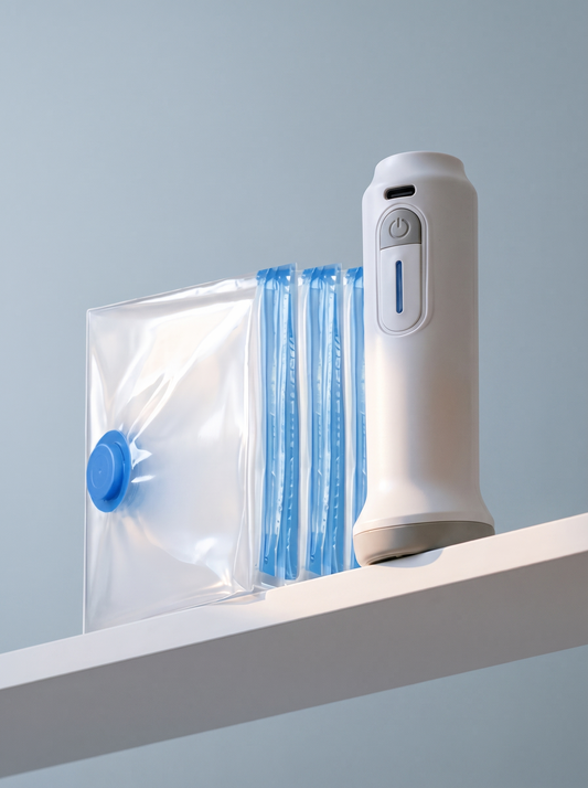 Tidyrow Vacuum Pump + Bags Set