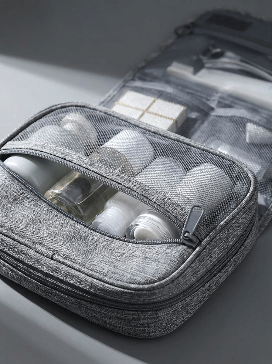 Tidyrow Hanging Travel Toiletry Bag Organiser
