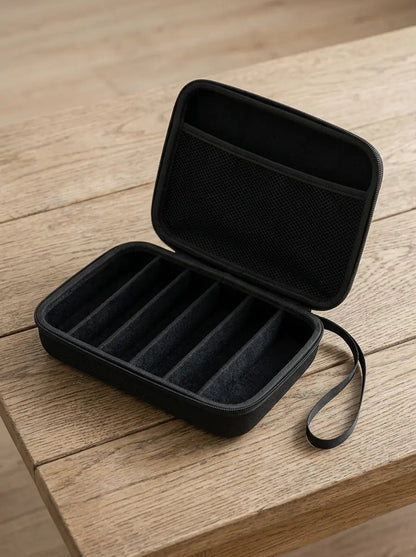 Tidyrow Multi-Compartment Hard-Shell Sunglasses Case