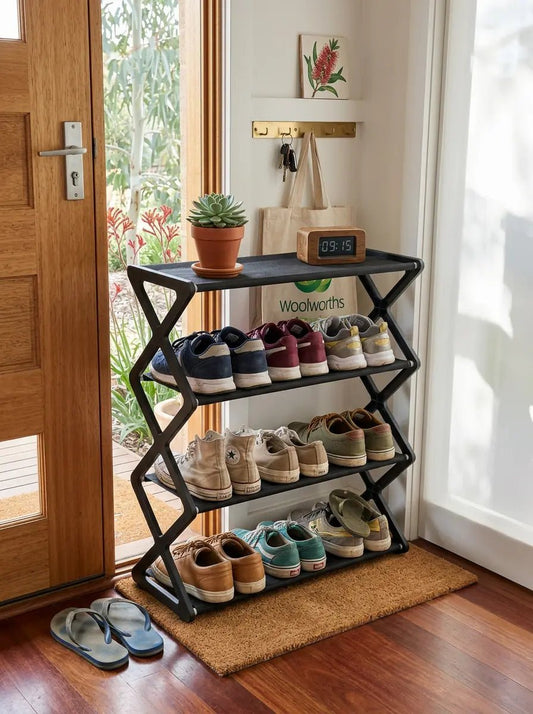 Tidyrow 4-Tier Freestanding Shoe Rack