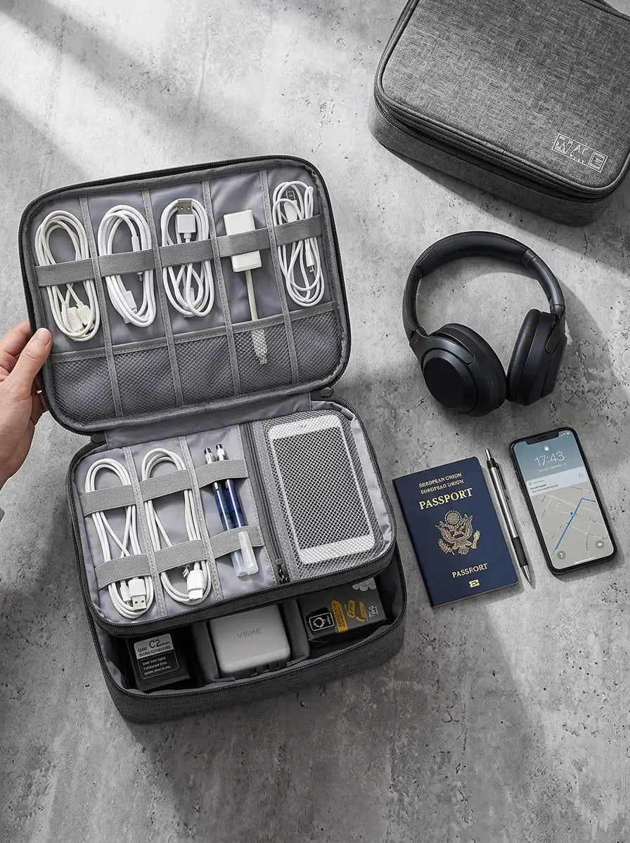 Tidyrow Travel Tech & Cable Organiser