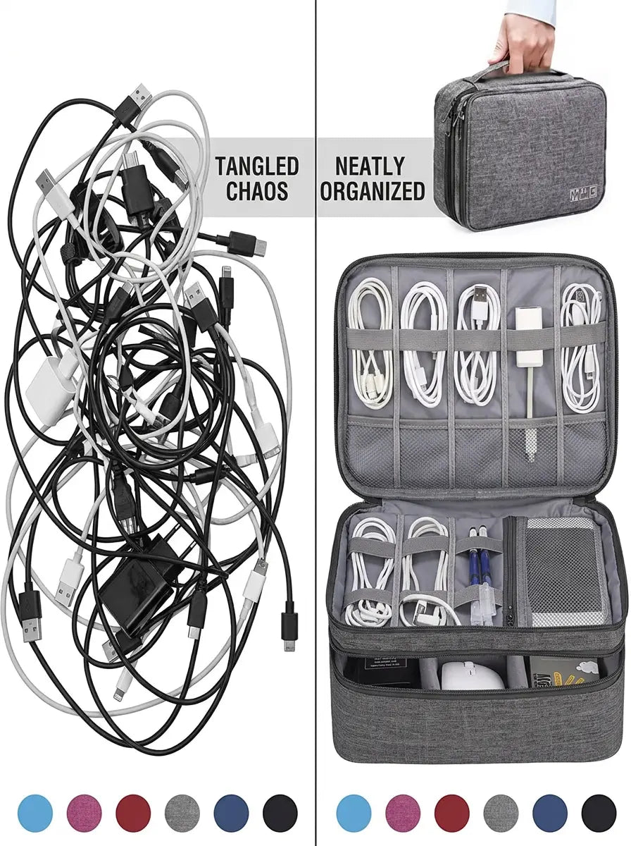 Tidyrow Travel Tech & Cable Organiser