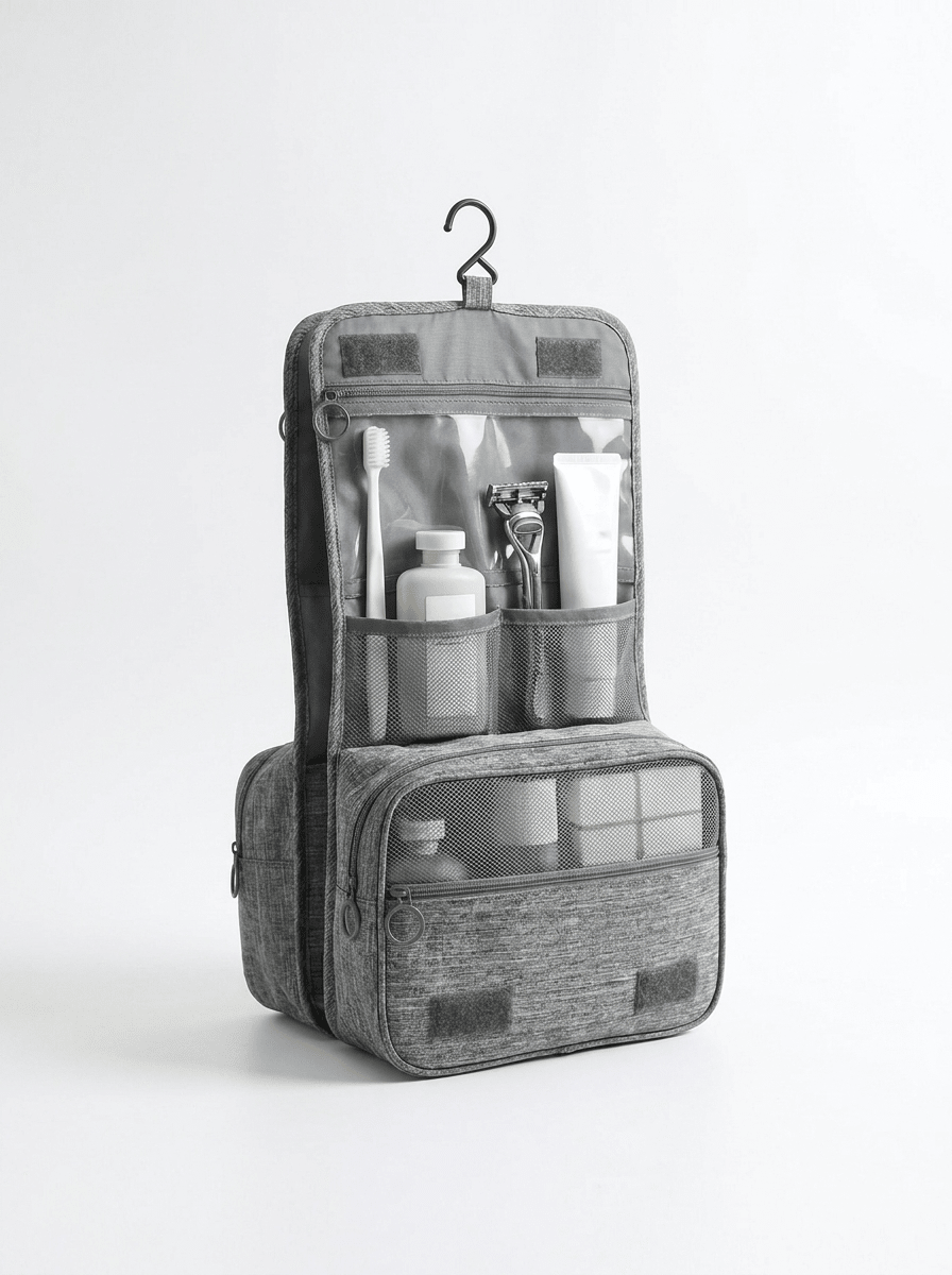 Tidyrow Hanging Travel Toiletry Bag Organiser