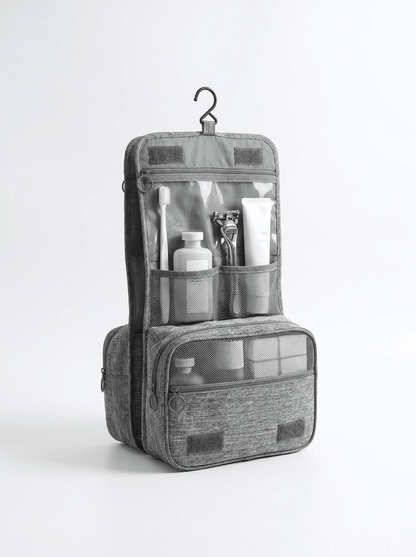 Tidyrow Hanging Travel Toiletry Bag Organiser